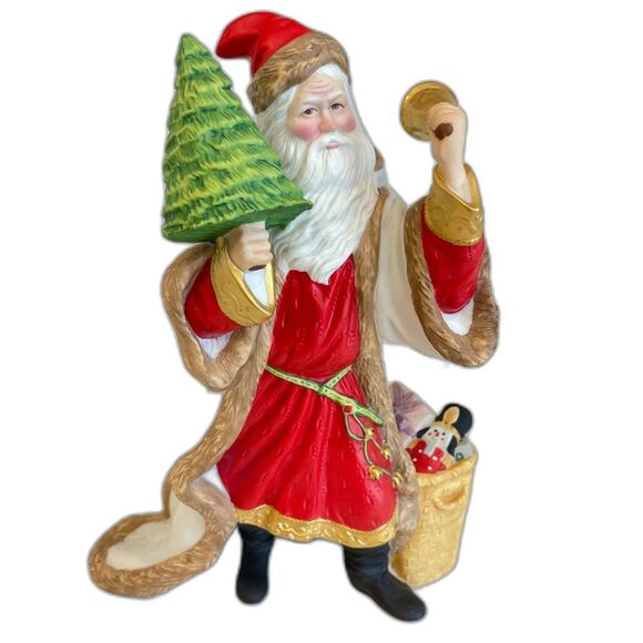 Vintage 1991 Lenox Porcelain International Santa Collection Kris Kringle EUC 9" - Picture 13 of 13